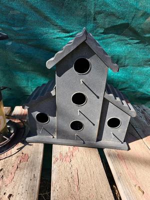 Large galvanized bird house condo / Townhome