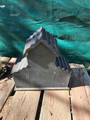 Large galvanized bird house condo / Townhome