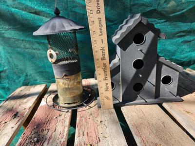 Large galvanized bird house condo / Townhome