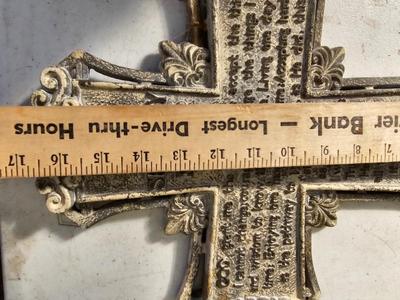 Decorative crosses for home or garden - chili peppers - Serenity prayer