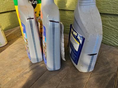 Full to partially full yard and garden chemicals - Bug control - Fertilizer and more