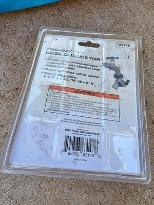 3/4" soaker hose new with plant accessories and other gardening must haves!