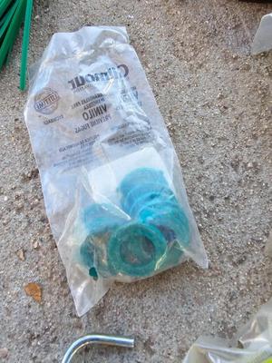 3/4" soaker hose new with plant accessories and other gardening must haves!