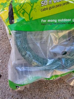 3/4" soaker hose new with plant accessories and other gardening must haves!