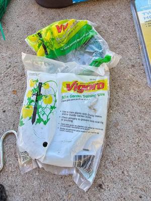 3/4" soaker hose new with plant accessories and other gardening must haves!