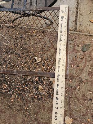 Metal wood holder rack and a metal folding fire grate