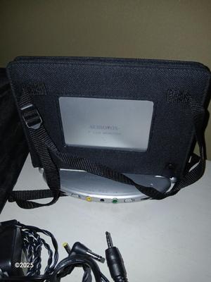 Audiovox 7" LCD Monitor & DVD Player D1708 with 2 screens - and a case