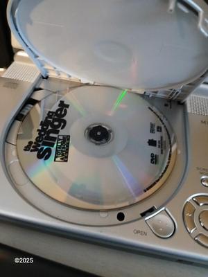 Audiovox 7" LCD Monitor & DVD Player D1708 with 2 screens - and a case