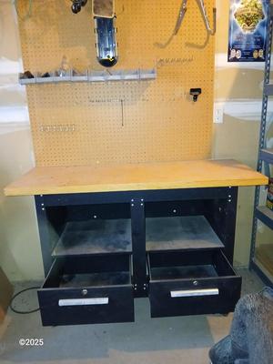 Like new Workbench with under storage - nice top!