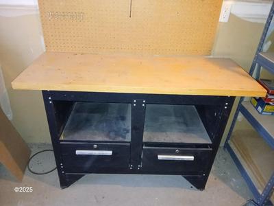 Like new Workbench with under storage - nice top!