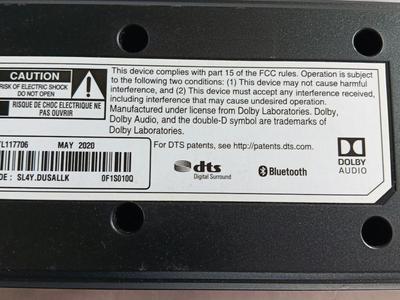 LG WIRELESS Soundbar with remote and Subwoofer