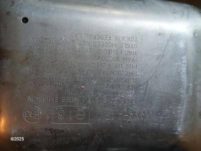 Yamaha 1RC e13 Exaust system Noise emission - 80dBa Yamaha 1RC0847