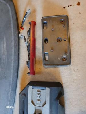 Auto parts - Spoiler - VX TSI Panel, license plate mount, and a taillight