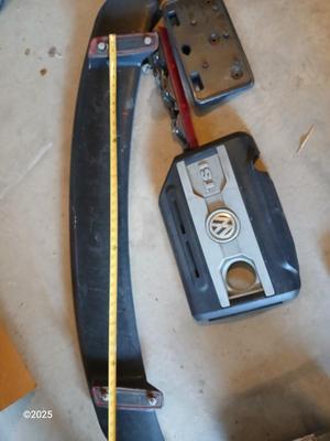 Auto parts - Spoiler - VX TSI Panel, license plate mount, and a taillight