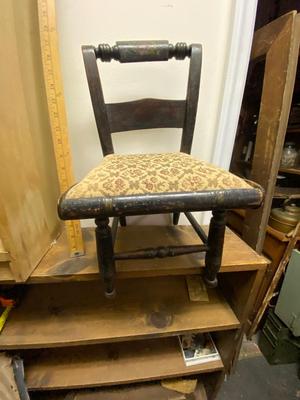 Antique childs chair