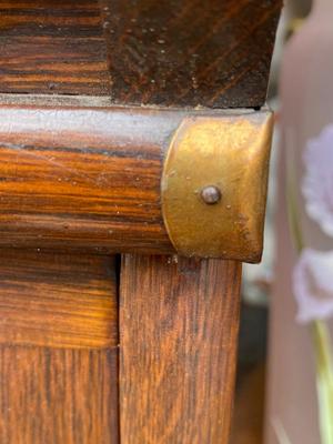 Antique Oak Three Stack Barrister Bookcase
