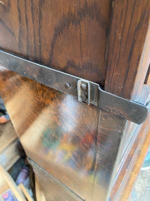 Antique Oak Three Stack Barrister Bookcase