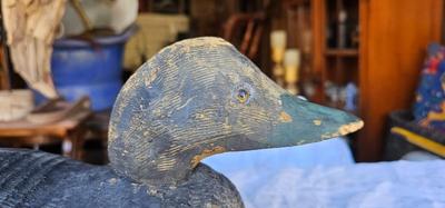 Antique Hand Carved Duck Decoy #3