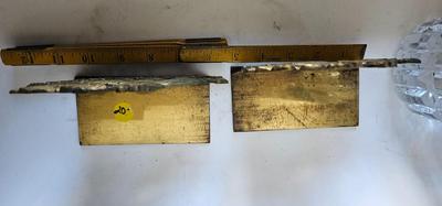Pair of Vintage Brass Nautical ship Bookends Very