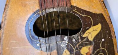 Vintage Bowl Back Mandolin 8 strings Musical Instrument
