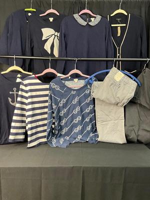 Lot F 352 Woman’s Navy J. Crew Clothing Lot