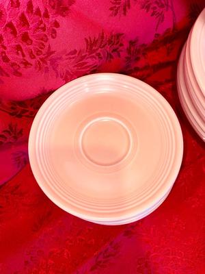 PEACH COLORED FIESTA DINNERWARE