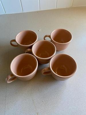 PEACH COLORED FIESTA DINNERWARE