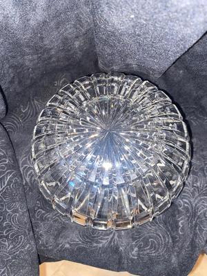 ABSOLUTELY GORGEOUS HAND CUT LEAD CRYSTAL ROSE BOWL
