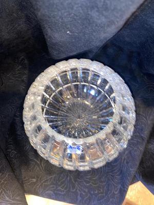 ABSOLUTELY GORGEOUS HAND CUT LEAD CRYSTAL ROSE BOWL