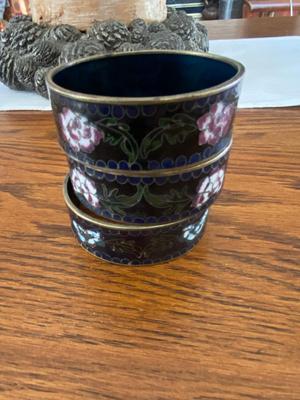 Cloisonné Wide Cuff Bangles Enamel