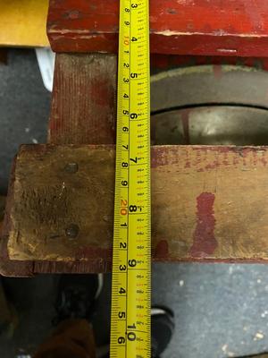 ND Bell Co Large bell in wood case