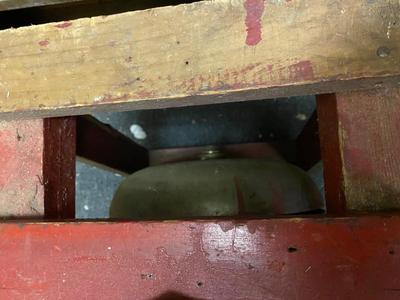 ND Bell Co Large bell in wood case