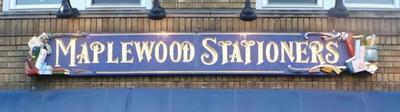 Huge Maplewood wood sign/display 82" long
