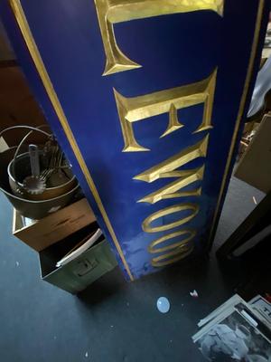 Huge Maplewood wood sign/display 82" long