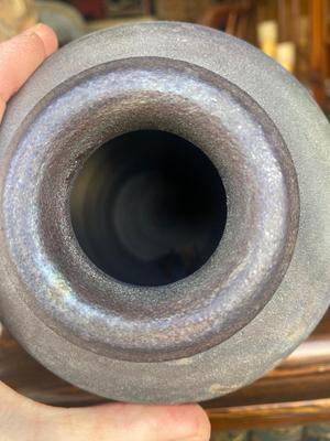 Pottery Iridescent Vessel Vase