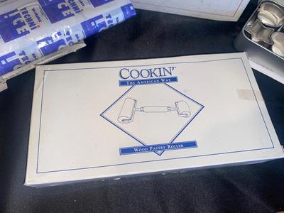 RAVIOLI ROLLING PIN, PAMPERED CHEF COOKIE CUTTERS, HEART AND FLOWER BREAD MOLDS, AND MORE