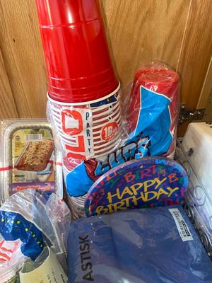 RED SOLO CUPS, NAPKINS, TABLECLOTH, MUFFIN CUPS, AND MORE!