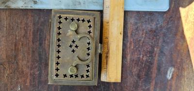 Small vintage Brass box filled with treasure!