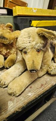 4 vintage stuffed Animals Steiff?