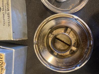 VINTAGE FERMAN BURG-MULE COFFEE GRINDER AND NUTMEG MILL (NUT TWISTER)