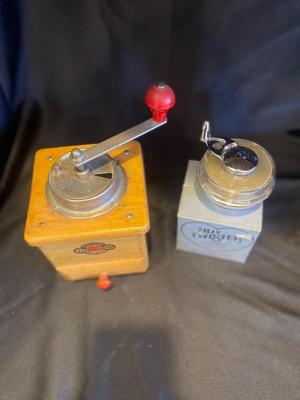 VINTAGE FERMAN BURG-MULE COFFEE GRINDER AND NUTMEG MILL (NUT TWISTER)