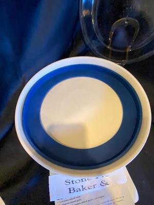 AN ARRAY OF PIE bAKING ITEMS, BRAND NEW STONE BAKING DISH AND MORE!