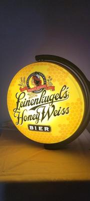 Leinenkugel's rotating Berry/Honey Weiss globe light