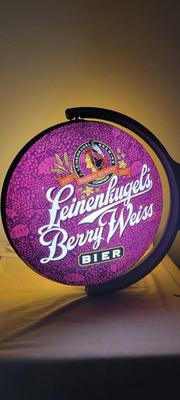 Leinenkugel's rotating Berry/Honey Weiss globe light