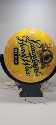 Leinenkugel's rotating Berry/Honey Weiss globe light