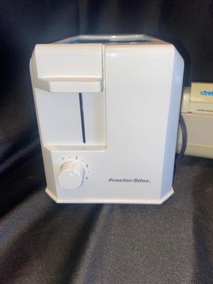 STRETCH TITE WRAP N SNAP 7500, AND PROCTOR SILEX TOASTER