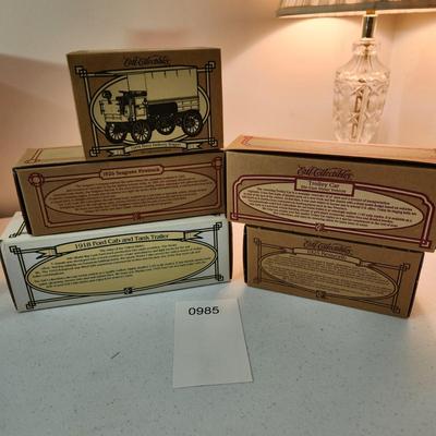 Lot of 5 Ertl Die cast Mason Boumi Temple vehicles