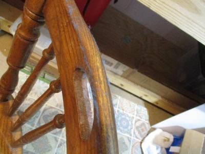 Vintage VA House Vinyl Seat Chair