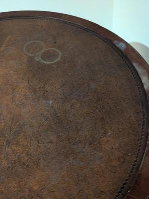 Round Federal Style Mahogany Table