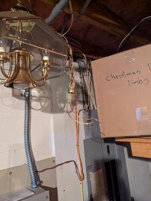 Vintage Electric Hanging Lamp